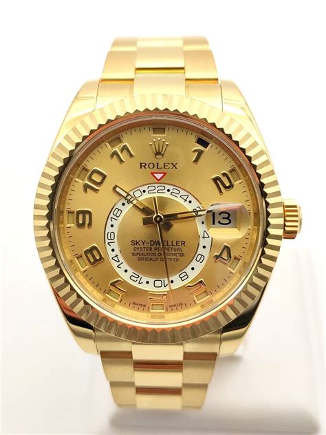 rolex sky dweller gold price.